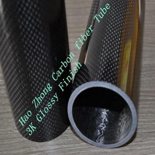 1pcs 24MM OD x 22MM ID Carbon Fiber Tube 3k 500MM Long with 100% full carbon, Quadcopter Hexacopter Model DIY 24*22*500