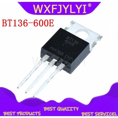 10PCS BT136-600E TO220 BT136-600 TO-220 BT136 136-600E new and original IC