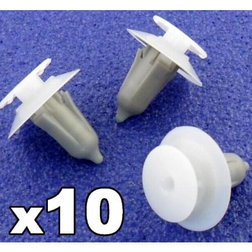 10x For Land Rover Mk2 Discovery Plastic Trim Clip- Rear Bumper Corner Cover Clip