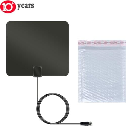 High Gain Indoor Clear Digital HDTV Antenna Freeview Active TV Antenna Universal UHF VHF 4K 1080P DVB-T/T2 ATSC ISDB-T