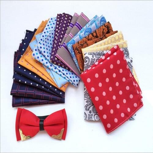 Cashew flower Handkerchief Towel Men Pocket Towel Floral Pocket Square Wedding Business Chest Towel Hanky Gentlemen Suit Hankies