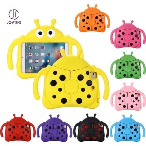 Kids Case For iPad mini 1 2 3 4 5 safe Non-toxic Cartoon Beetle Shockproof Kids Tablet Cover For iPad mini 1 / 2 / 3/ 4 / 5 Case