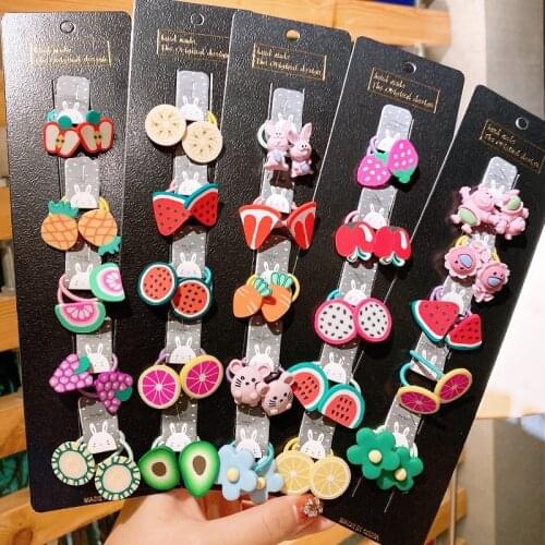Baby Thumb Hair Ring Girls Cute Head Rope Hair Accessories Will Not Hurt The Hair Princess Small Rubber Bands Elastic Hair Band
