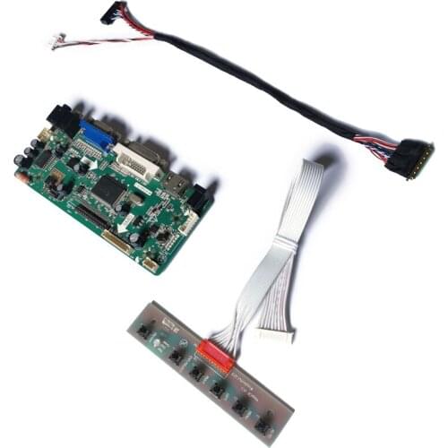 For CLAA133WA01A/CLAA140WB11A screen LVDS 1366*768 40-Pin LED 60Hz VGA+DVI M.NT68676 display controller board DIY kit