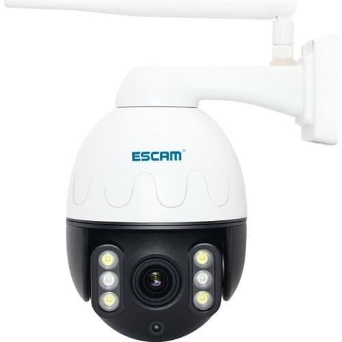 NEWEST ESCAM Q5068 H.265 5MP Pan/Tilt/4X Zoom WiFi Waterproof with metal shell IP Camera Support ONVIF Two Way Talk Night Vision