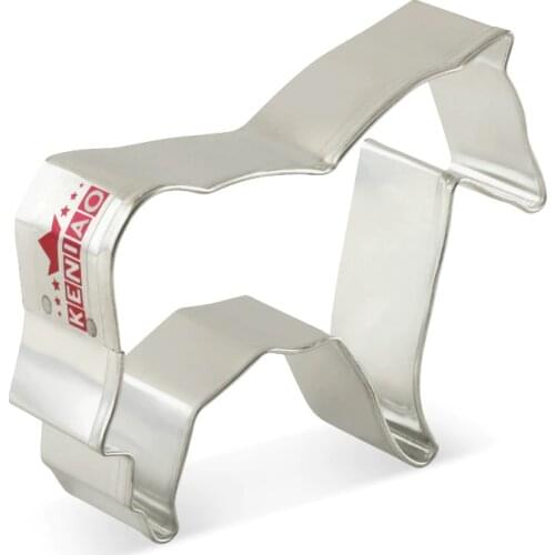 KENIAO Farm Horse Cookie Cutter for Kids Birthday Party 9.4 x 7 cm Biscuit / Fondant / Pastry /Bread Cutter - Stainless Steel