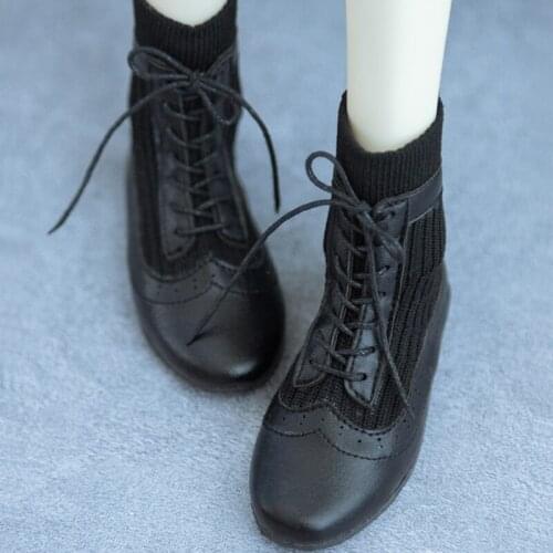 M1041 children handmade toy 1/3 1/4 uncle Doll Accessories BJD/SD doll shoes Lace-up casual shoes sneakers 1pair