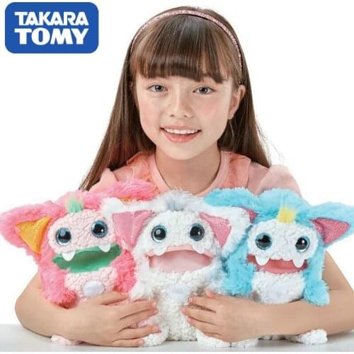 TOMY Genuine Rizmo Plush Toy Cute Doll Interactive To Develop Smart Electronic Pet