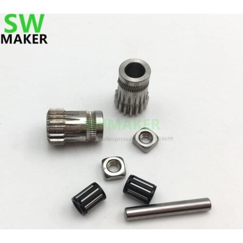 Prusa i3 mk2/mk2.5/mk3 3D printer extruder driving gears Btech dual gears 3D Printer parts