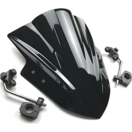 Motorcycle WindScreens Adjustable Bracket For Kawasaki ER6N ER4N For Yamaha MT125 FZ1 FZ6 FZ8 MT-01 MT03 MT07 MT09