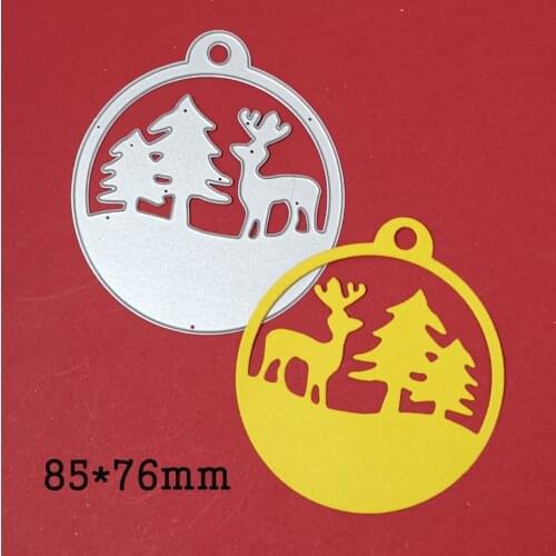Christmas Bell Xmas Tree Deer Metal Cutting Dies For Stamps Scrapbooking Stencils DIY Paper Album Cards Decor Embossing 2021 New