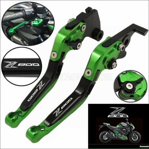 CK CATTLE KING Folding Extendable Adjustable CNC Aluminum Brakes Clutch Levers For Kawasaki Z800/E Version 2013 2014 2015-2019