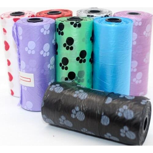 Bolsas Basura Perro Dog Bags Roll Dog Poop Bags Honden Poepzakjes Sac Caca Chien Scoop Holder Puppy Cat Plastic Garbage