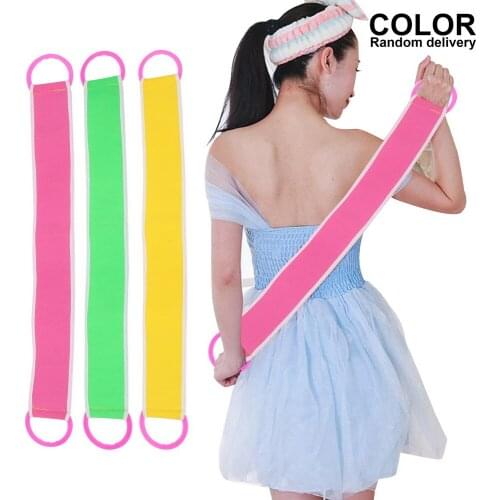 Bathroom Products Back Scrub Exfoliating Massage With Pull Ring Bath Towel Household Merchandises