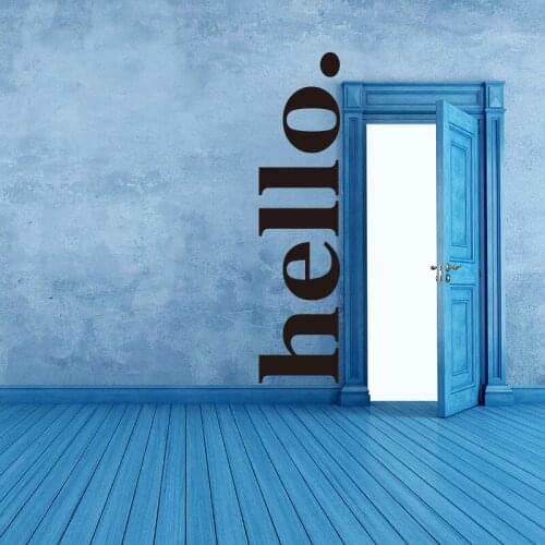 Hello HoHello Home Family Quote Wall Sticker Family Quote Wall Decal Decorating DIY Custom Colors Quote Wall Decal Easy Wall Art