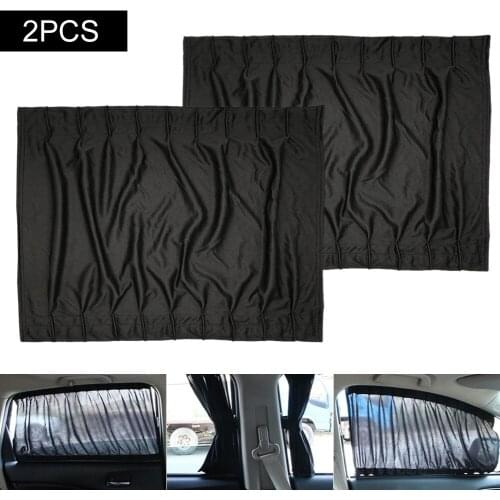 1Pair 50*39cm Car Side Window Sunshade Front Rear Window Sun Shade Privacy Curtain Anti-UV Visor Car Accessories Goods Wholesale
