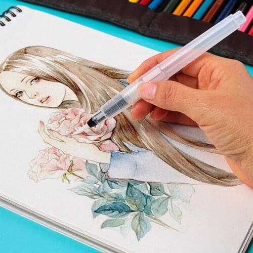 1Pc Water Paint Brush Water Storage Brush Painting Children DIY Graffiti Painting Tools Soft Brushes Head Art Supplies