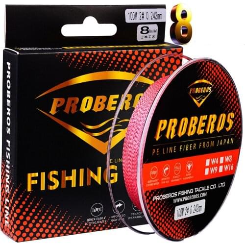 8 Strands 100 Meters Super Strong PE Fishing Line 3.0#-13# Weaving Wire PE Material Multifilament Carp Fishing Lines 15LB-120LB