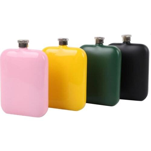 400ML Portable Wine Bottle Hip Flasks 5 Oz Stainless Steel Portable Square Hip Flask Vodka Whiskey Jug Outdoor with Wine Tools
