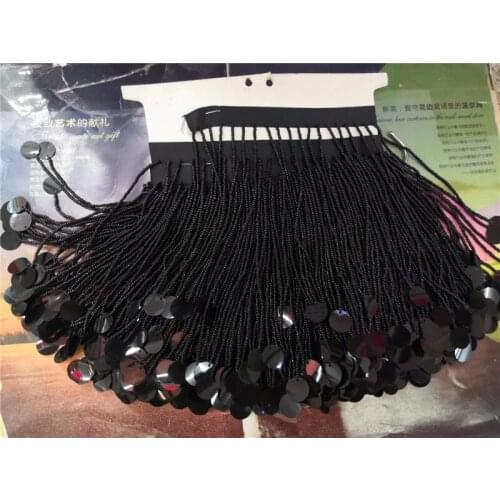 6 colors option top selling 5 yards beaded tassel fringe YG-873 beads tube for dress decoration