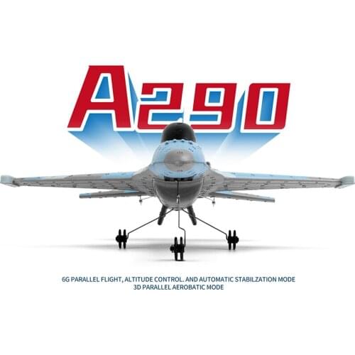 A290 RC Aircraft Vertical Flight Mode 3D6G 2.4G 3CH Altitude Hold Remote Control Airplane Stunt Fixed-Wing RTF Toy FPing