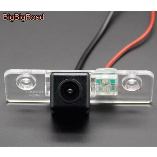 BigBigRoad Car Rear View Backup Parking CCD Camera For Skoda Octavia 2008 2009 2010 2011 2012 2013 2014 2015 Octavia5 Octavia A5
