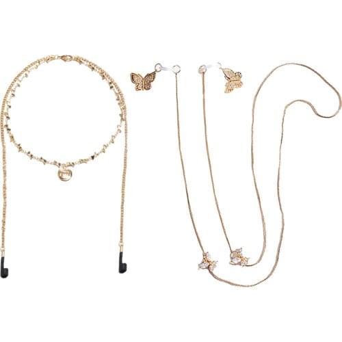 Wireless Earphone Chain Holder Neckalce Strap Connector Wire Cable Cord 88cm