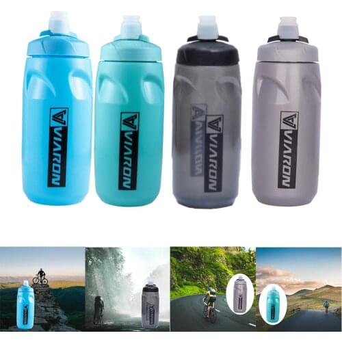 650ML Bike Water Bottle Cycling MTB Bicycle Squeeze Large Bottle 22oz
