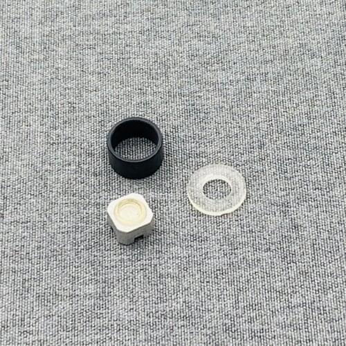 Tsudakoma ZAX-E-N air jet loom parts main spray aluminum seat check valve wear ring gasket aluminum square seat
