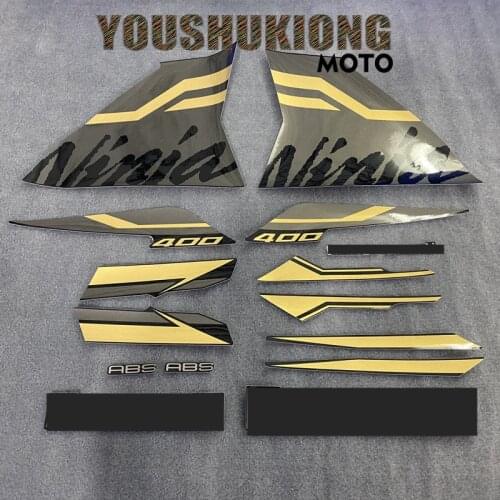 For NINJA 400 ninja400 2021 Motorcycle Accessories Fairing Sticker Whole Car Sticker Kit 3 color