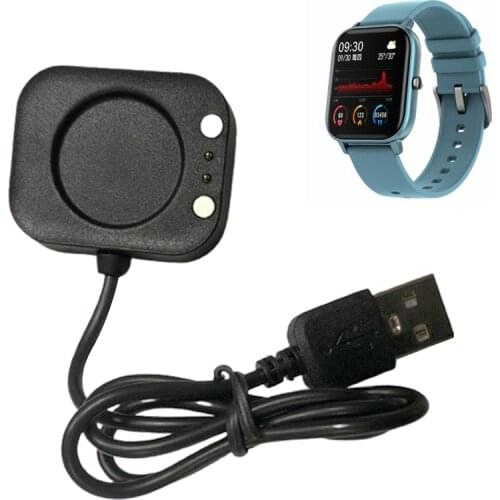 Smartwatch Dock Charger Adapter USB Charging Cable Charge Wire for SITLOS SQR Hembeer LIGE SENBONO Colmi P8/P8 SE/Pro Watch