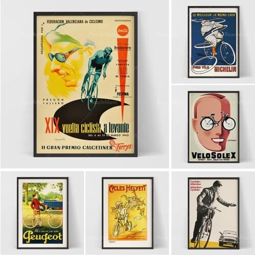 Retro Tour de France affischcykellopp