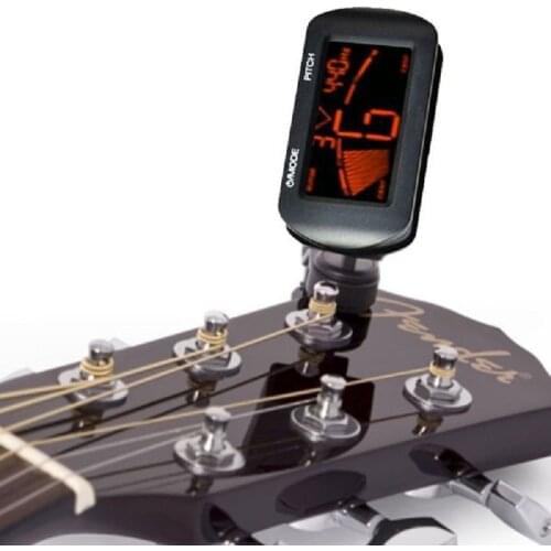 Hot Sell musedo T-27 Electric Acoustic Guitar Tuner Digital LCD Clip-On Chromatic Guitar Bass Ukulele Violin Tuner - Fast Tuning