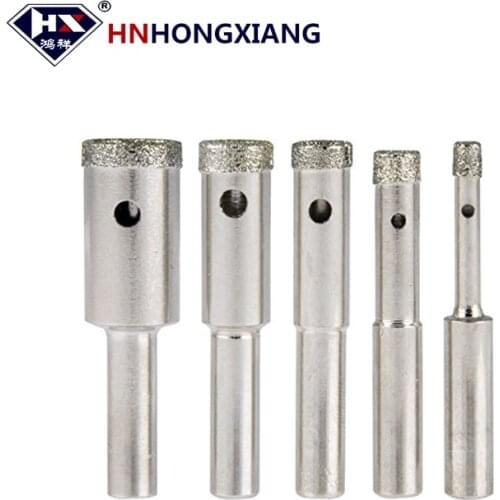 HNHONGXIANG 6-30mm Hole Saw Drilling Bits,10pcs Diamond Coated Drill Bit For Marble, Glass, Ceramic, Granite, Quartz, Porcelain