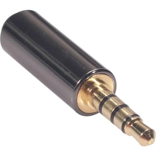 HOT-3.5mm Male to Female M/F Stereo Audio Plug Converters Ctia to Omtp Headphone Microphone Universal System Conversion Plug