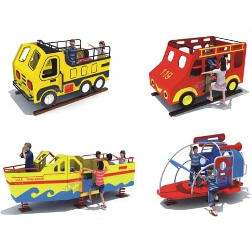 Customized PE Plate playground for children amusement outdoor play set with sta Pesi house YLW-OUT180407