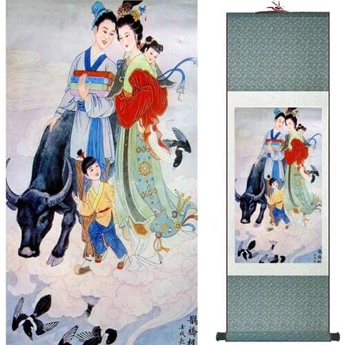 Pretty girl painting Chinese Art Painting Home Office Decoration Chinese painting art figure painting 20190816013