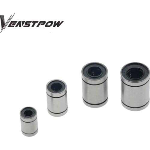 Hot sale 1pc LM3UU LM4UU LM6UULM8UU LM10UU LM12UU LM16UU LM20UU Linear Bushing CNC Linear Bearings Linear Shaft