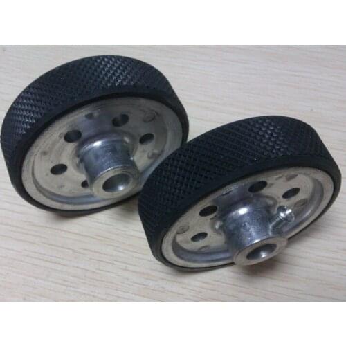 FáBrica De Liga De Metal 6/8mm Largura Da Roda 65mm 18mm Hub Robot Bruck RC O Chassis Do Carro De Metal Pneu Aro DIY RC Brinqued