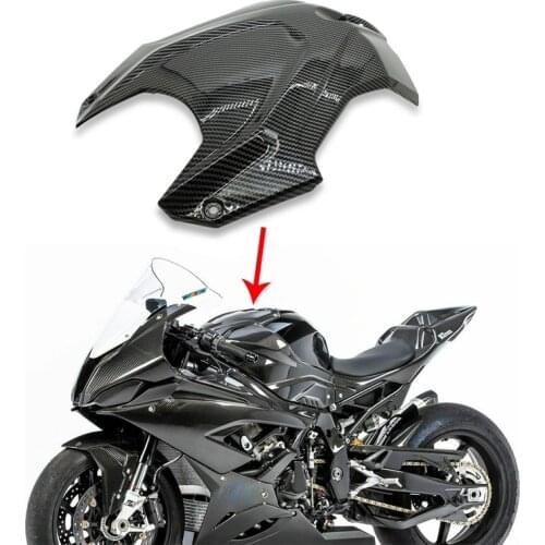 For BMW S1000RR S 1000RR 2019 2020 Carbon Fiber Front Fuel Gas Tank Cover Twill Weave abs plastic