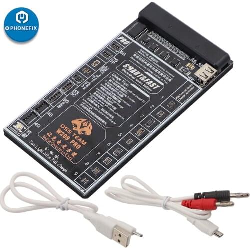 W209 Plus 2-IN-1 Battery Fast Charging And Activation Board for iPhone 4 5 6 7 8 X XS MAX 8 8P 11 proMax Battery Diagnostic Tool
