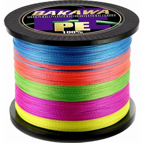 9 Braided Multifilament Fishing Line Multicolour 100/300/500/1000M Japanese 100% PE Saltwater/Freshwater Fly Carp Wire