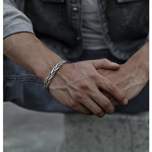 Woven Bracelet Neutral Retro Thai Original Handmade Exquisite Unique Opening Bracelet