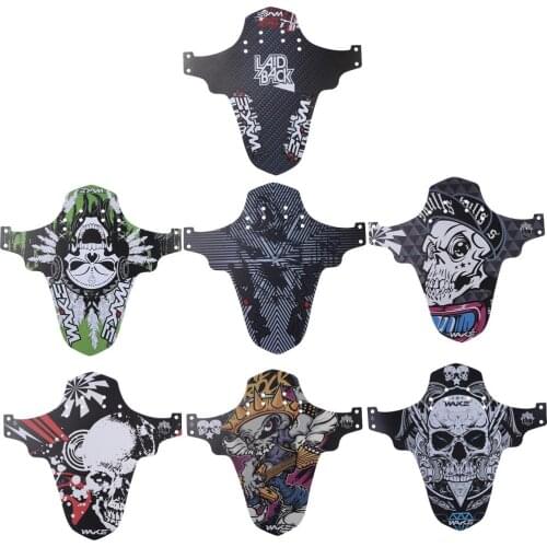 1x Durable Bicycle Mudguard Front Rear Mudguard Cycling Road MTB Mountain Bike Bicycle Fender with 5 Fixing Strap Bike Accessori