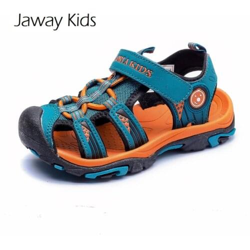 JawayKids 2018 Summer Children Sandals Kids Casual Shoes Anti-slip sole Boys Girls Women Closed toe Safety Outdoor Sport Shoes