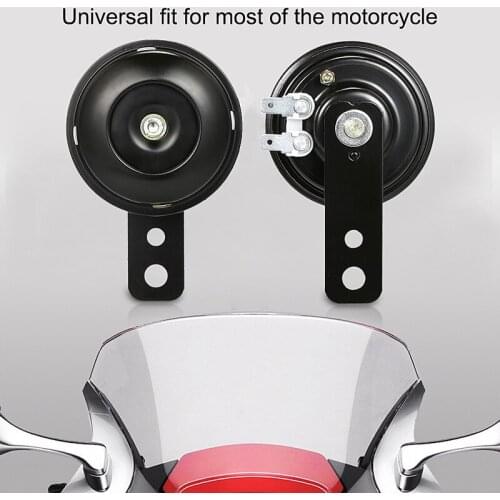 Universal 12V Black Waterproof 105DB Car Off-Road Motorcycle Electric Air Horn Motorcycles Accessories