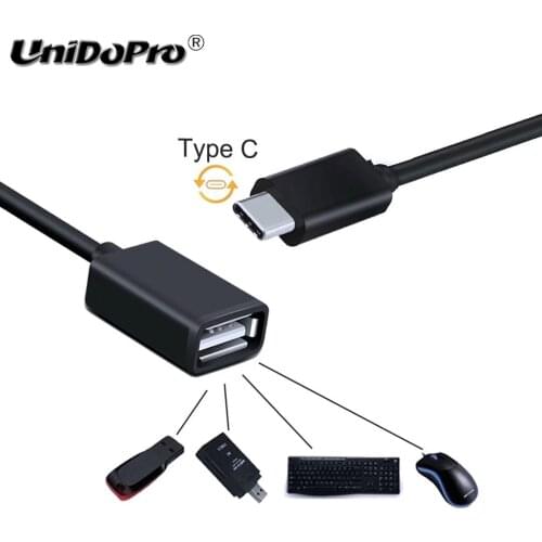 USB-C Type C to USB 2.0 OTG Cable Adater for Sharp Aquos D10 C10 , S3 Mini , S3 , S2 , Aquos R R2 , X4 , Sense Plus