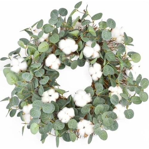 Wreaths Simulation Flowers Vines For Wedding Festival Celebration Door Garland Easter Decoration