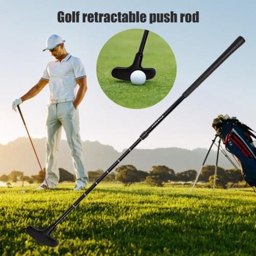 Golf Putter Retractable Putter Adjustable Extensible Two-way Golf Putter Portable Aluminum Alloy Putter For Golf Accessories