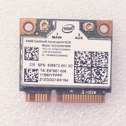 Int 6230 Advanced-N + BT4.0 WiFi Card 62230ANHMW For 3115m 4230s 4530s Series,636672-001